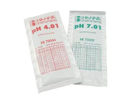 Hanna Instruments HI77400 kalibratiebufferoplossing pH 4,01/7,01